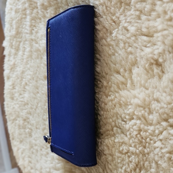 Kate Spade Purple Blue Long Tri-Fold Phone Wallet 💜💙 - Picture 4 of 14